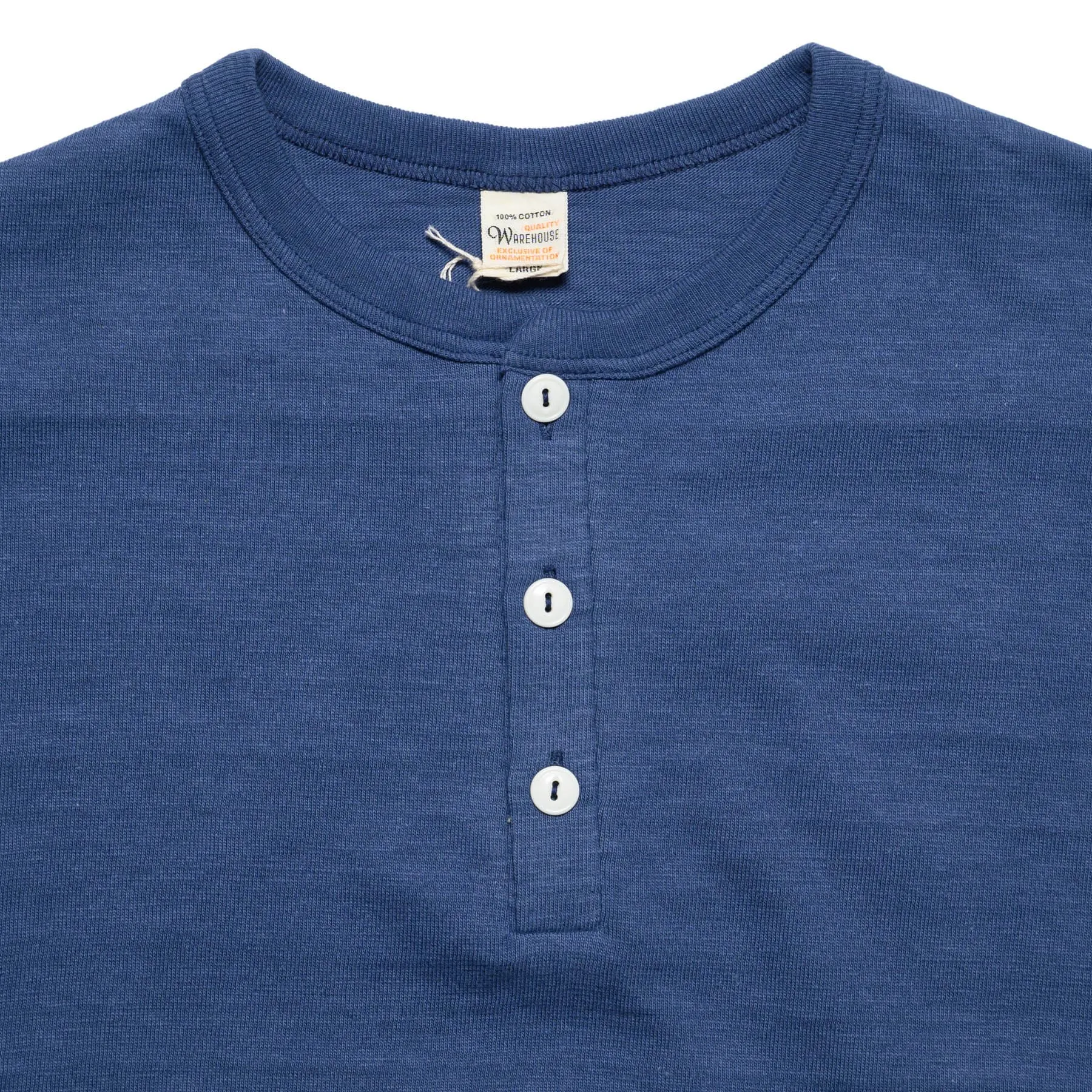 4601 Henley Tee - Faded Blue