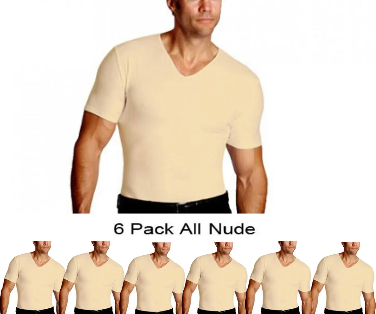 6-Pack Insta Slim Compression V-Necks VS0006