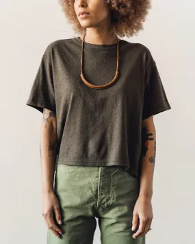 7115 Signature Textured Linen Tee, Olive