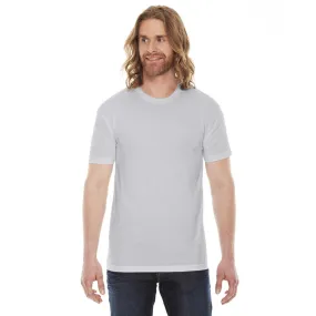 American Apparel Unisex New Silver 50/50 Short Sleeve Tee