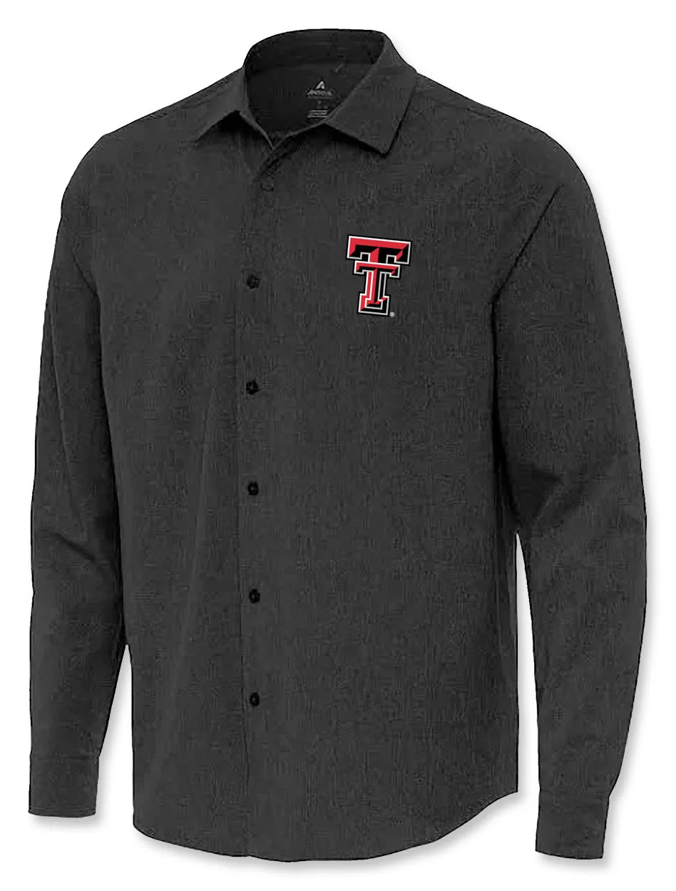 Antigua Texas Tech "Exposure Airy" Men's Long Sleeve Dress Shirt