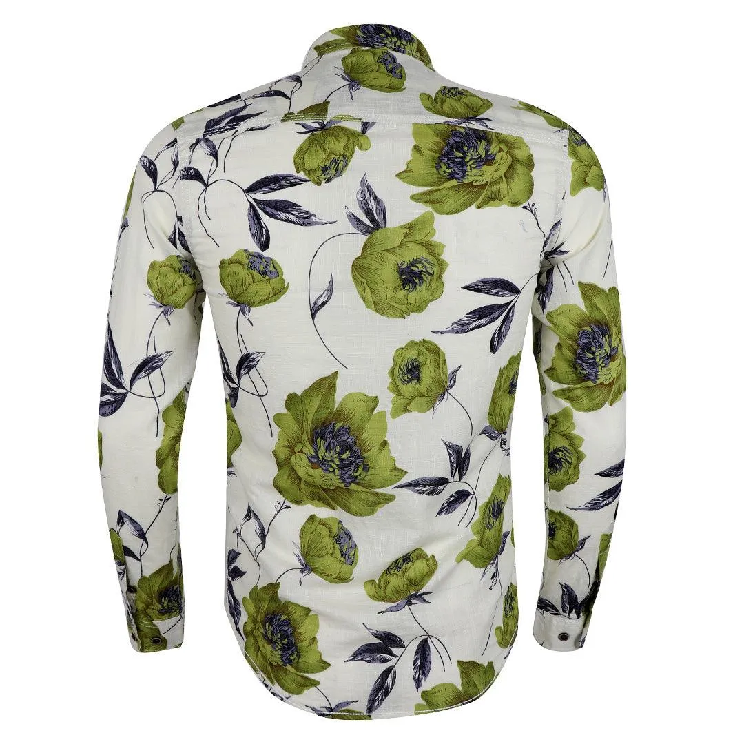 Bajieli Floral Styled Fashionable LongSleeve Shirt