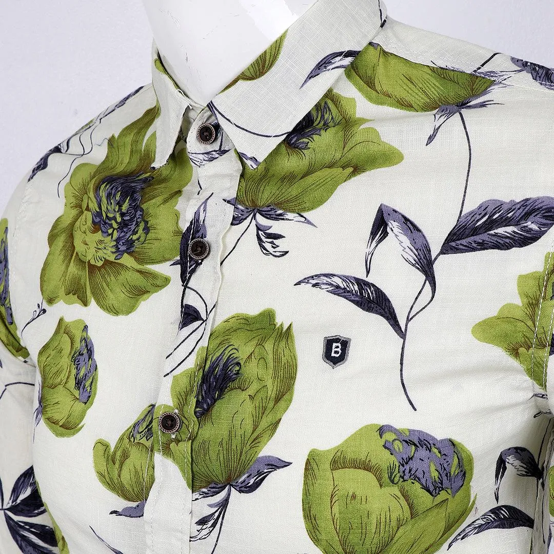 Bajieli Floral Styled Fashionable LongSleeve Shirt