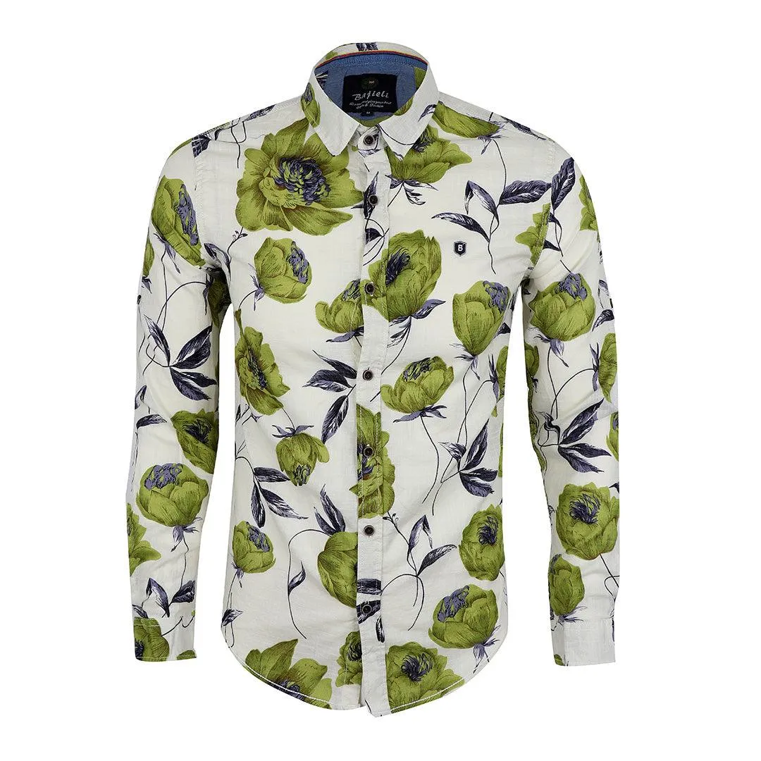 Bajieli Floral Styled Fashionable LongSleeve Shirt