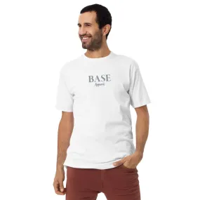 Base Apparel Men’s Embroidered Tee - Grey