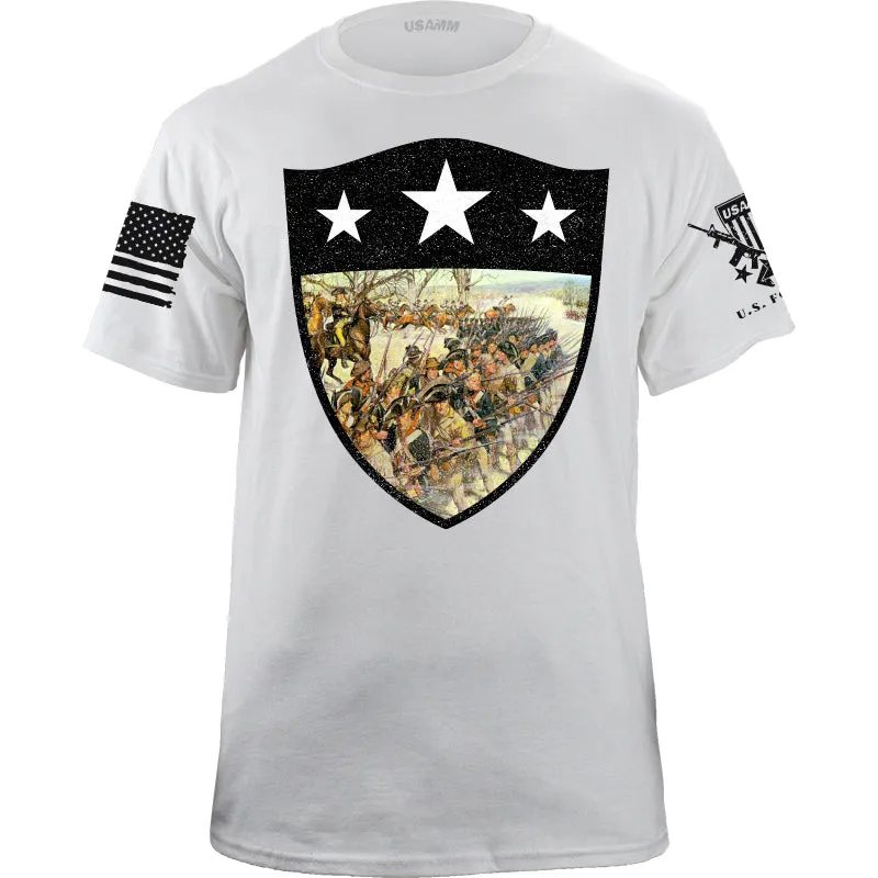 Battle of Guilford Courthouse Shield T-Shirt