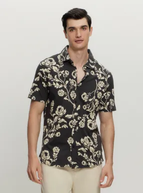 Black Parker Floral Shirt