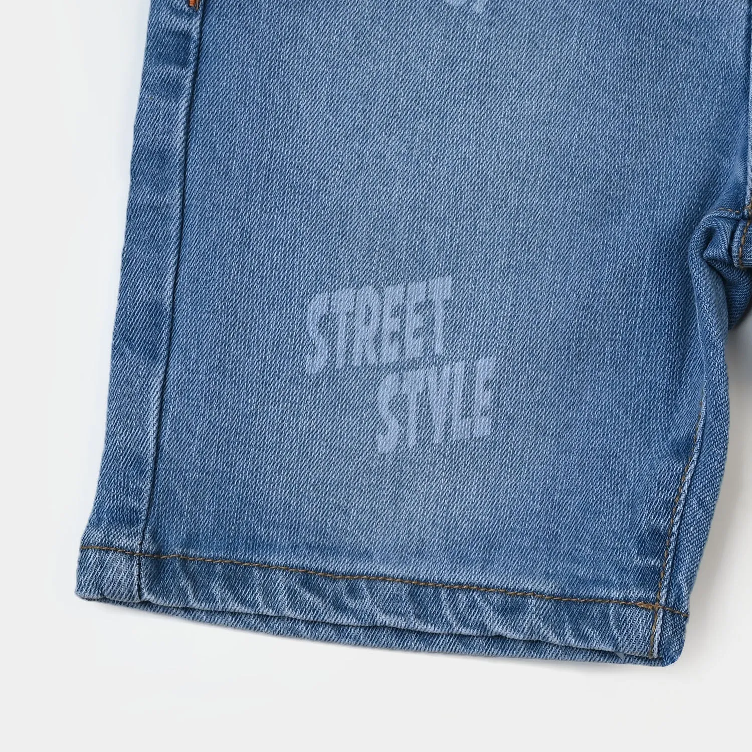 Boys Denim Short - Ice Blue