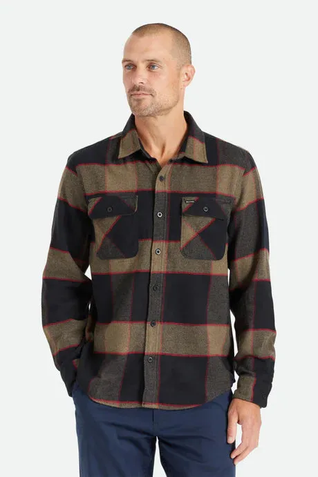 BRIXTON Men's Bowery Flannel L/S Shirt