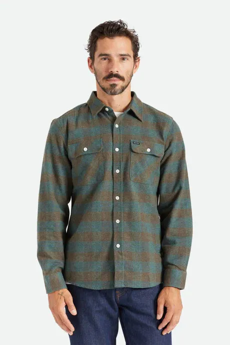 BRIXTON Men's Bowery Flannel L/S Shirt