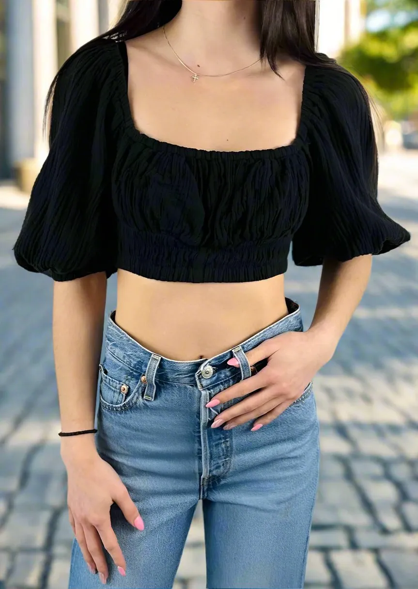 CAREY PUFF SLEEVE TOP