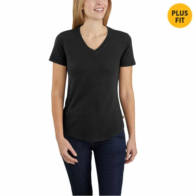 Carhartt Women's Relaxed Fit Midweight Short Sleeve V Neck T-Shirt