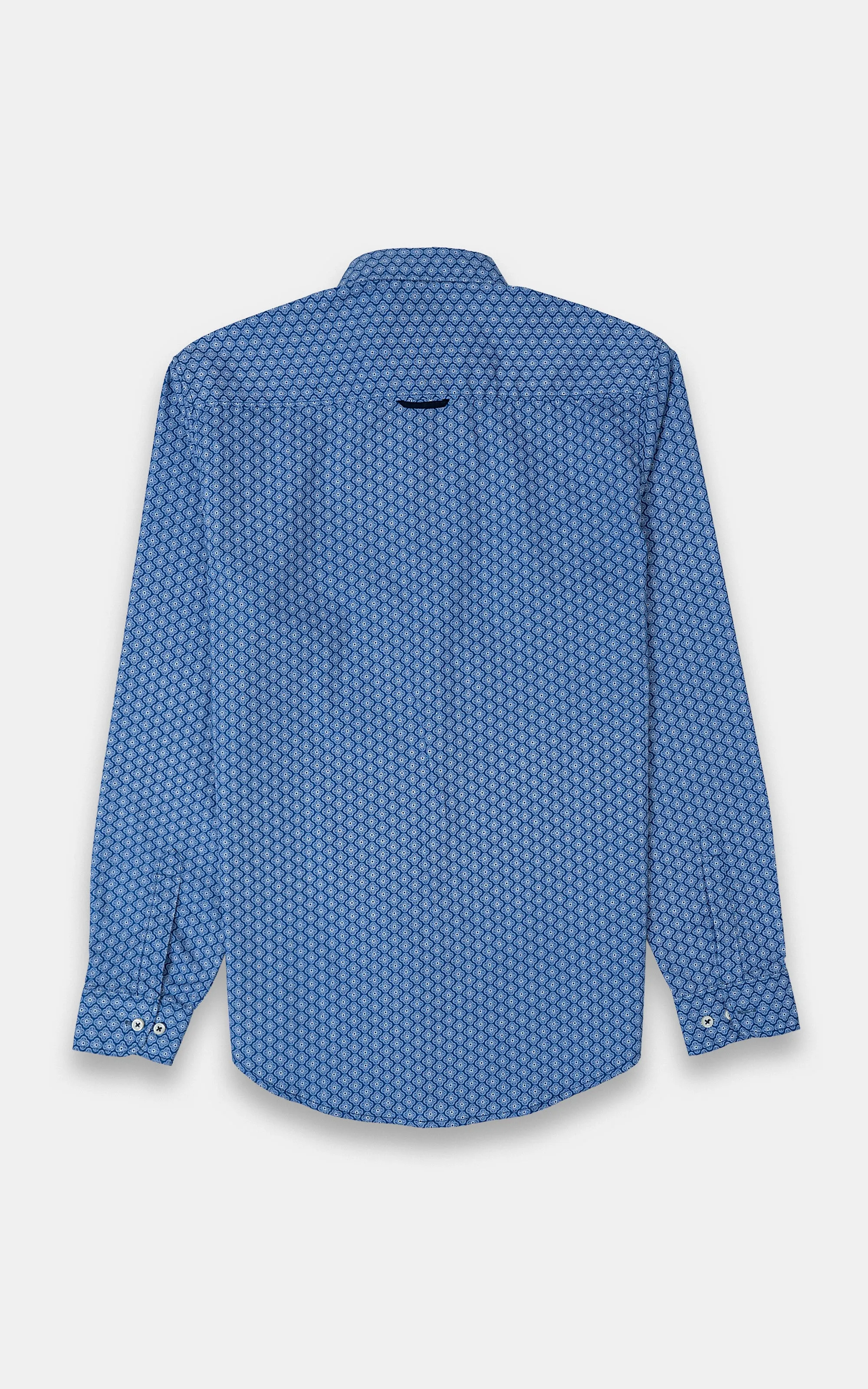 CASUAL SHIRT BLUE PRINTED