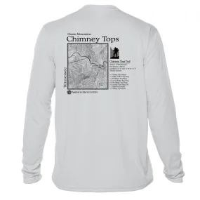 Chimney Tops Classic Mountain Long Sleeve Microfiber Men's T-Shirt