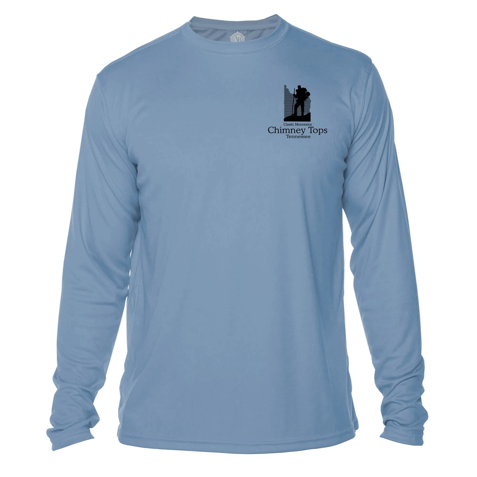 Chimney Tops Classic Mountain Long Sleeve Microfiber Men's T-Shirt