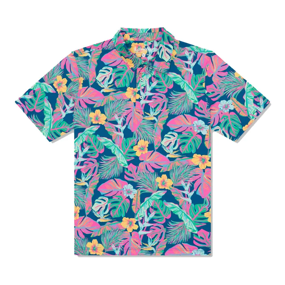 Chubbies Men's The Wild Flower Wonder Polo