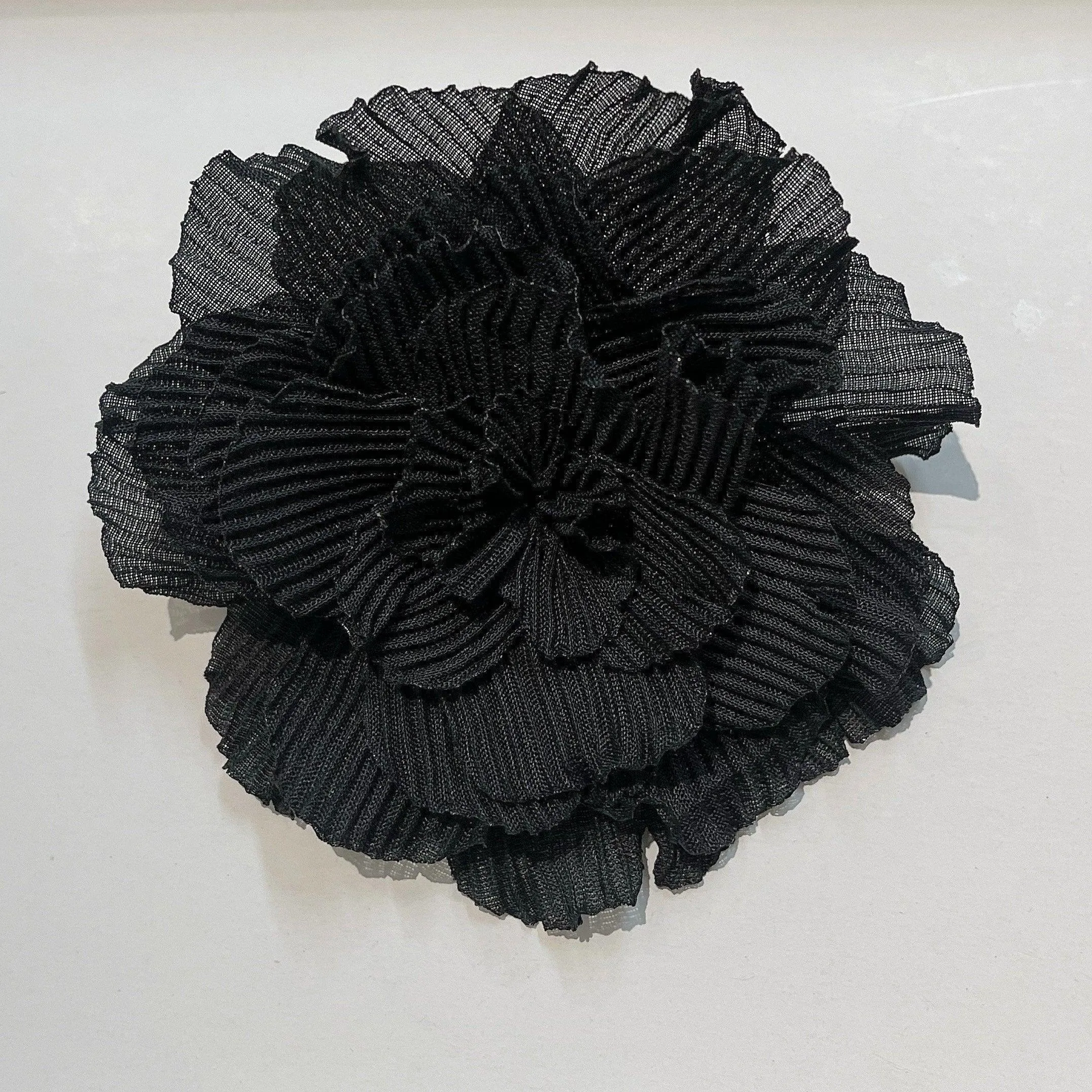 Clary Floral Chiffon Brooch