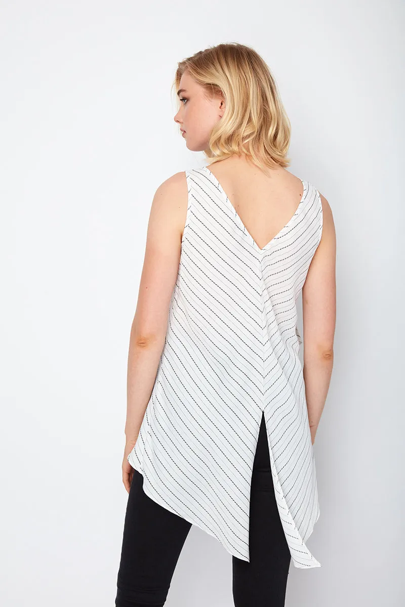 Classic Charm Millie Pinstripe Top