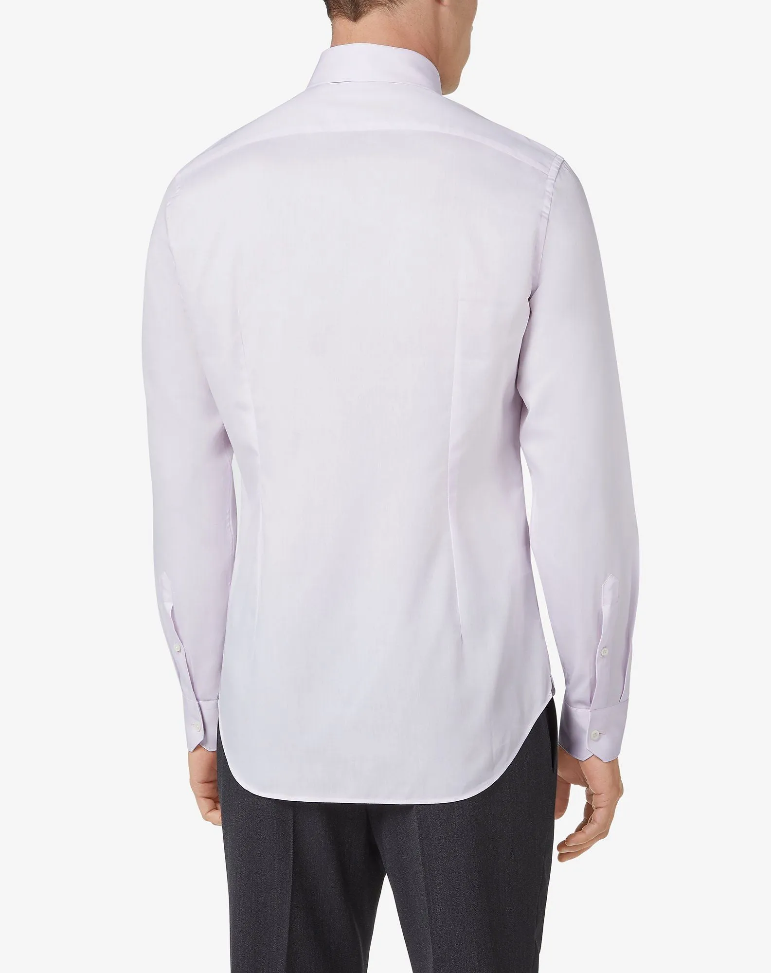 CORNELIANI Wrinkle Free Twill Shirt PINK