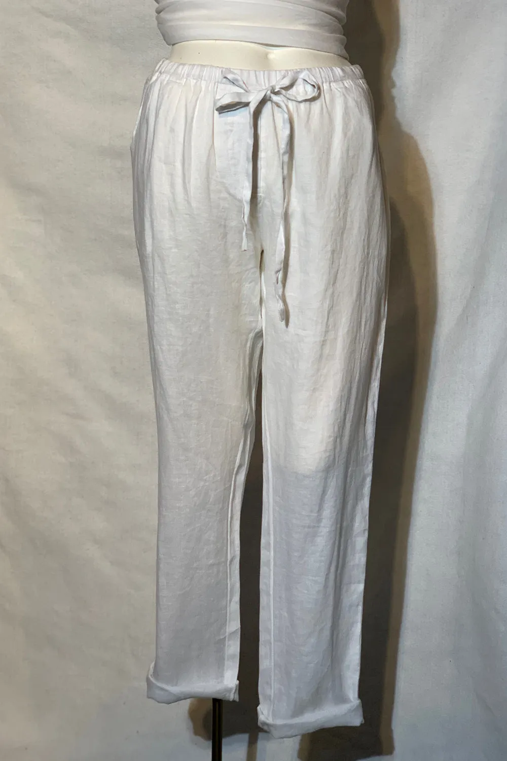 Dolma Slim Cut Linen Pants