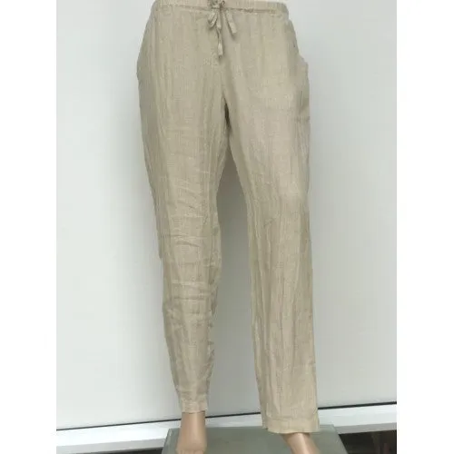 Dolma Slim Cut Linen Pants