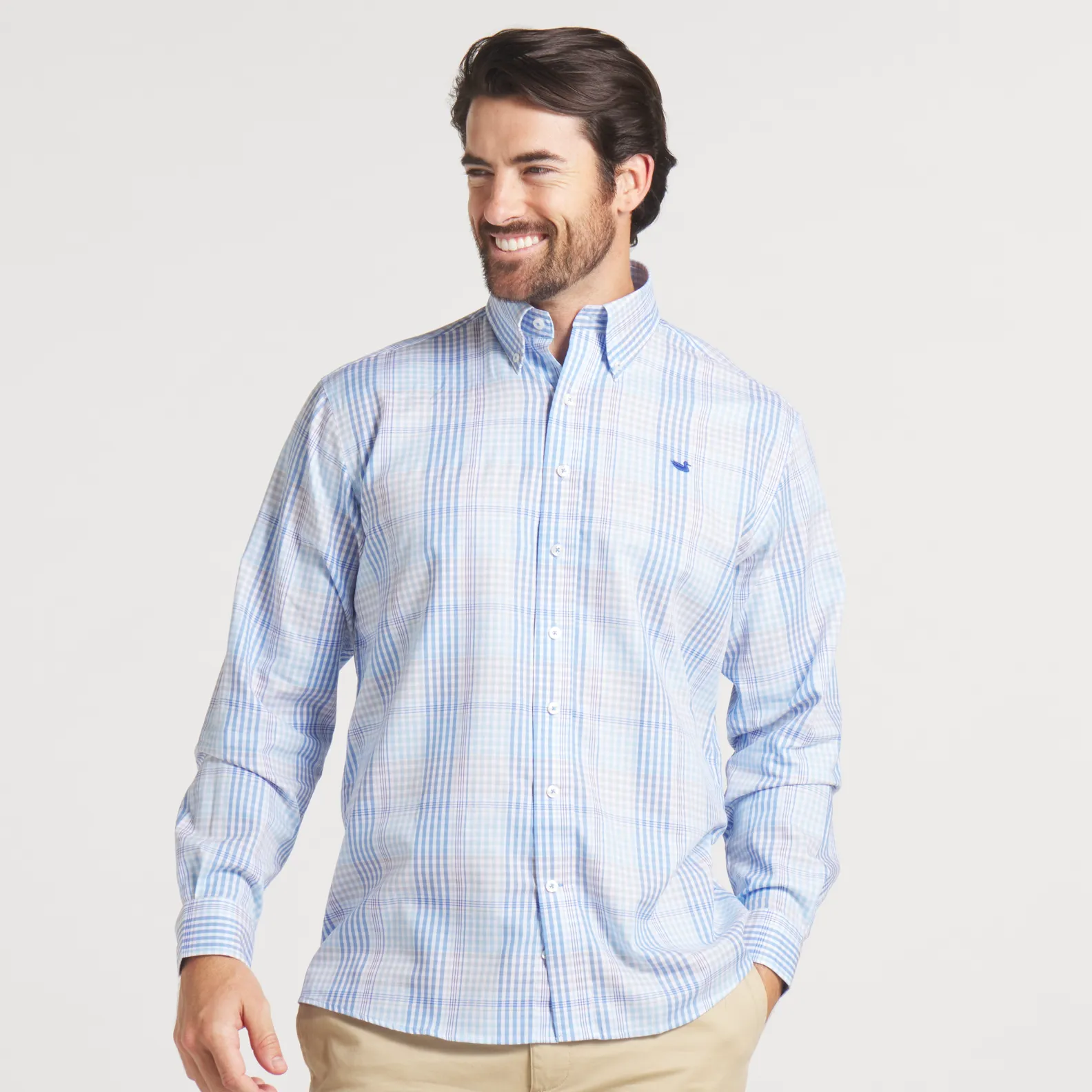 Edgefield Windowpane Dress Shirt