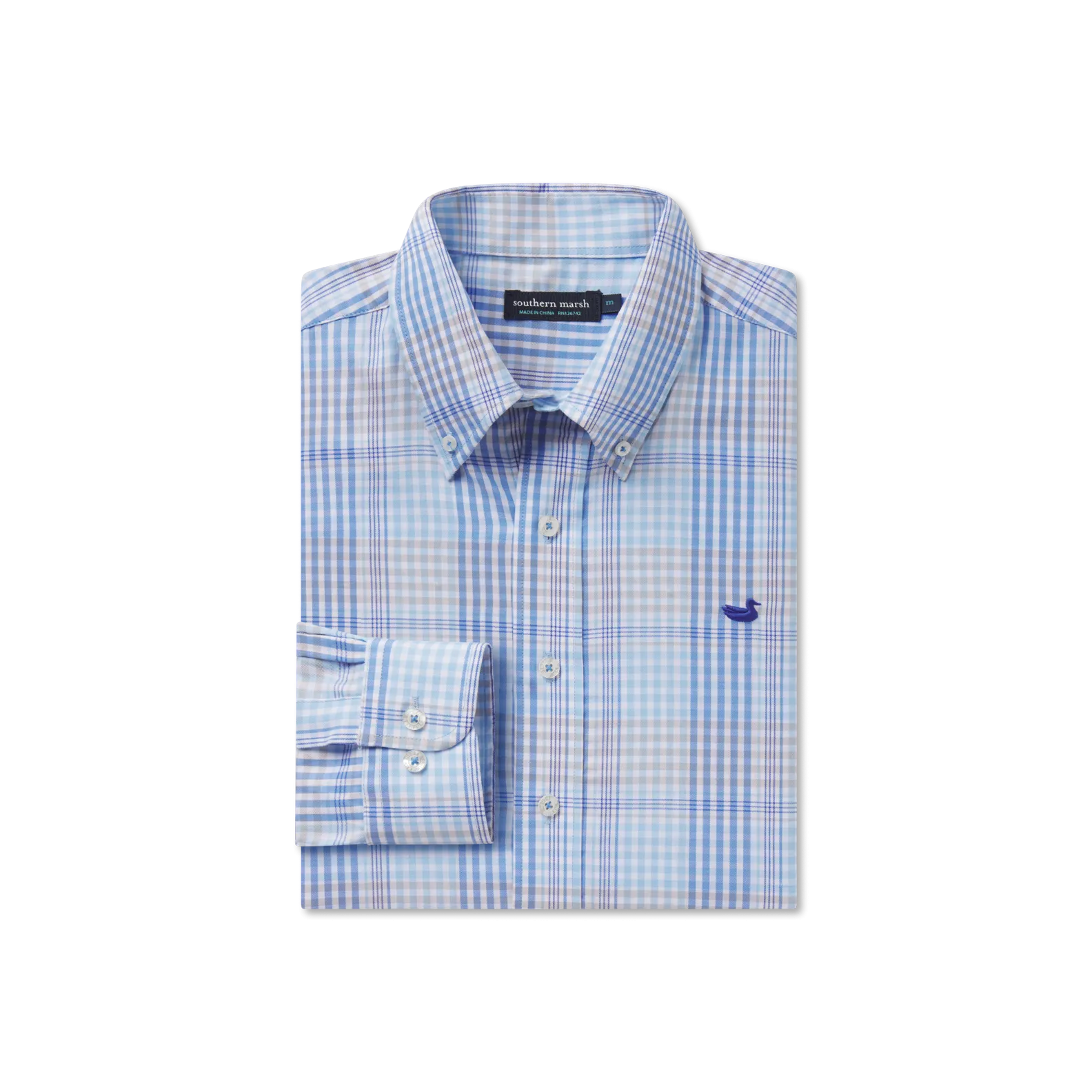 Edgefield Windowpane Dress Shirt