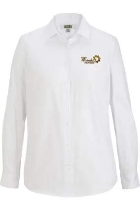 Edwards Ladies Oxford Wrinkle Free Shirt