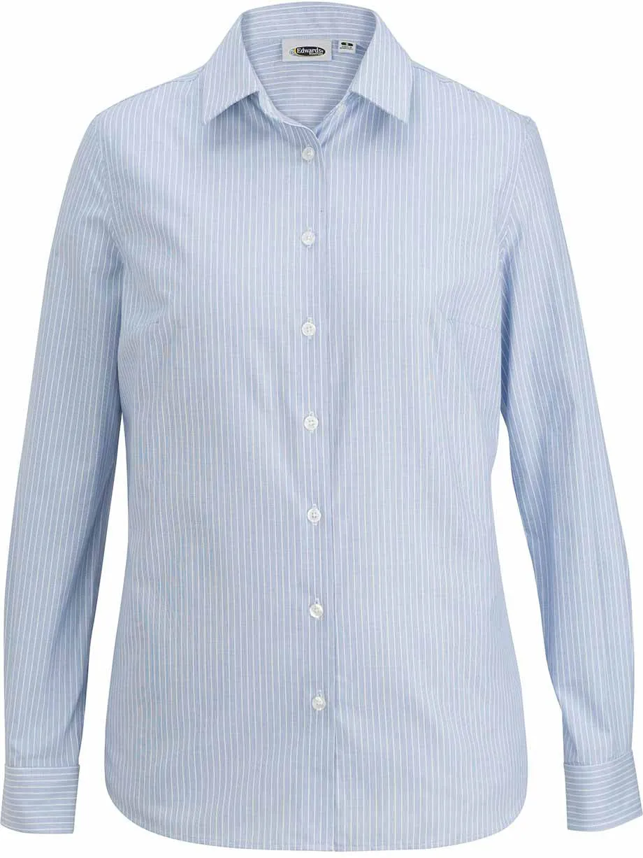 Edwards Ladies Oxford Wrinkle Free Shirt