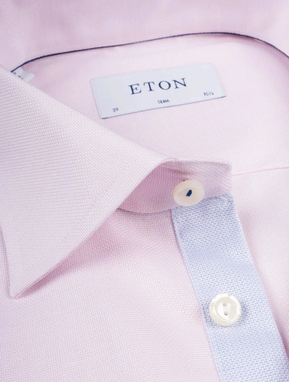 Eton Mens L/S Pin dot Formal Shirt 10246