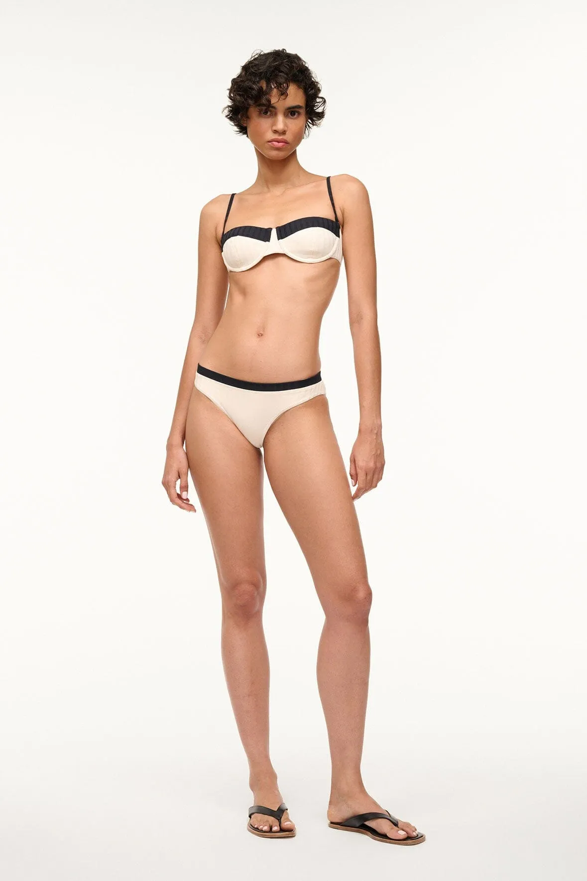 GEMMA BIKINI BOTTOM | IVORY BLACK