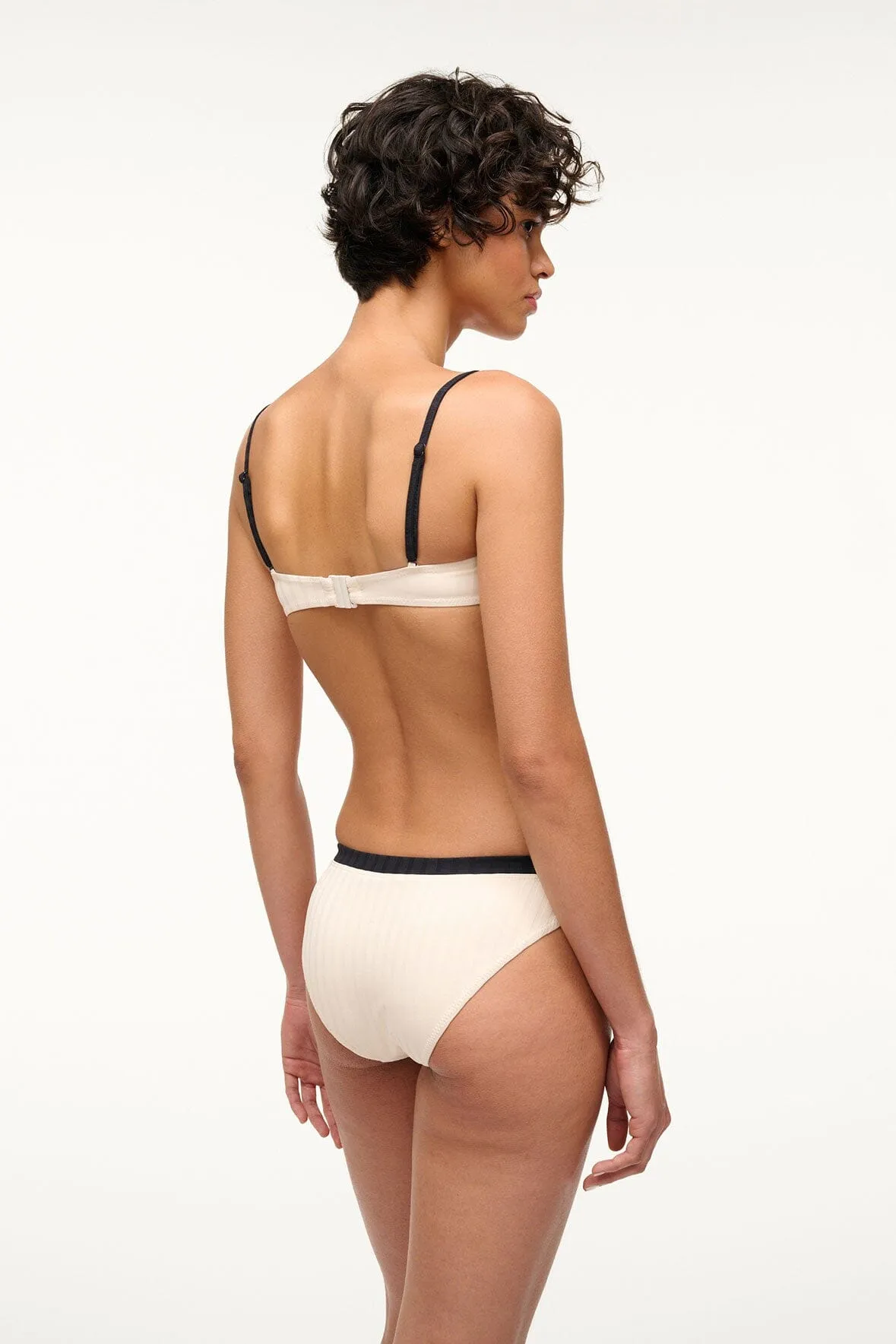 GEMMA BIKINI BOTTOM | IVORY BLACK