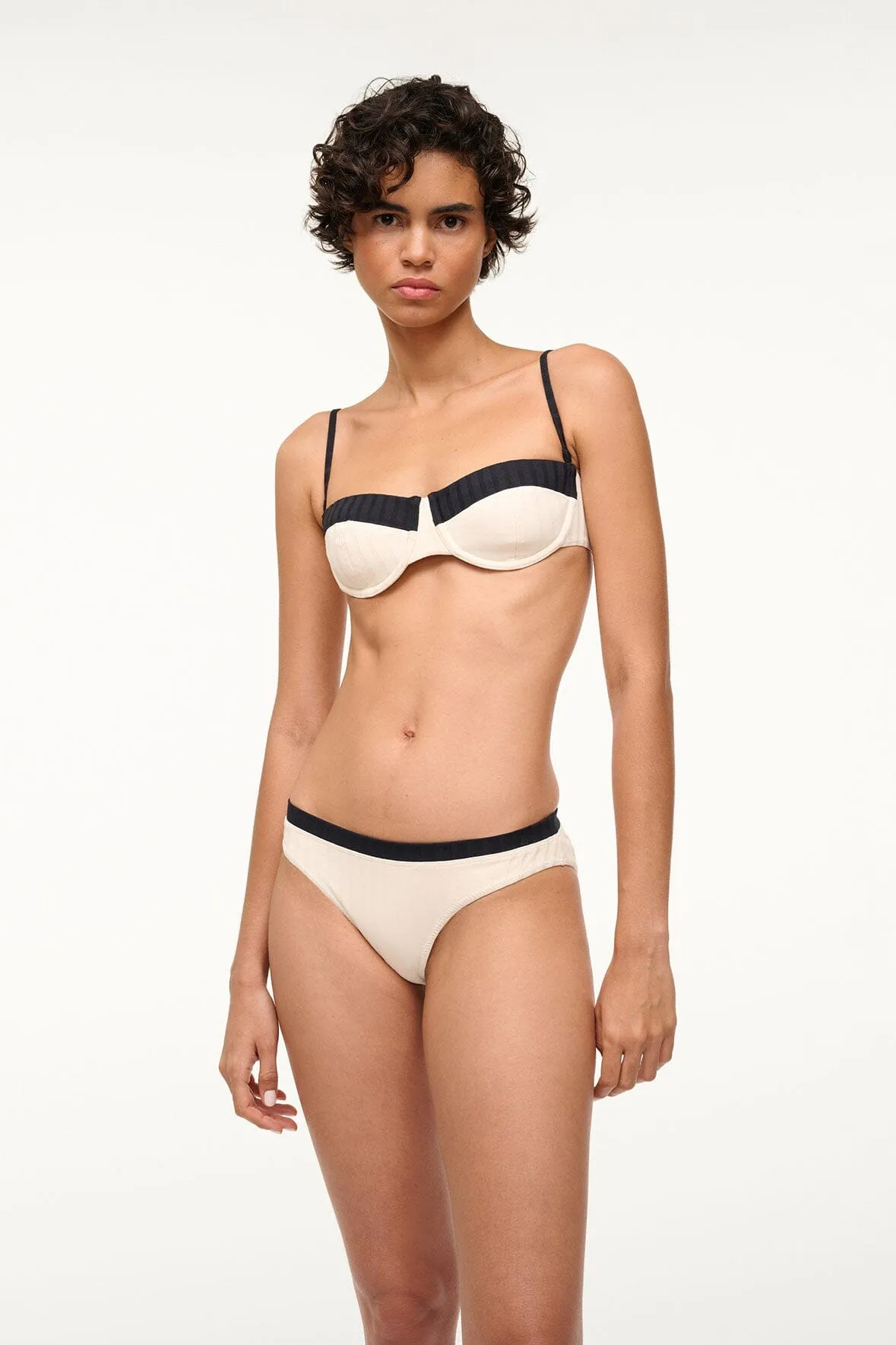 GEMMA BIKINI BOTTOM | IVORY BLACK