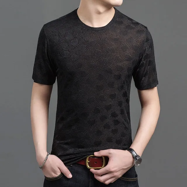 Geometric Textured Pattern Designer Tees