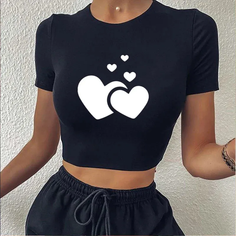 Girls Graphic Custom Crop Tops Fairy Grunge Crop Top