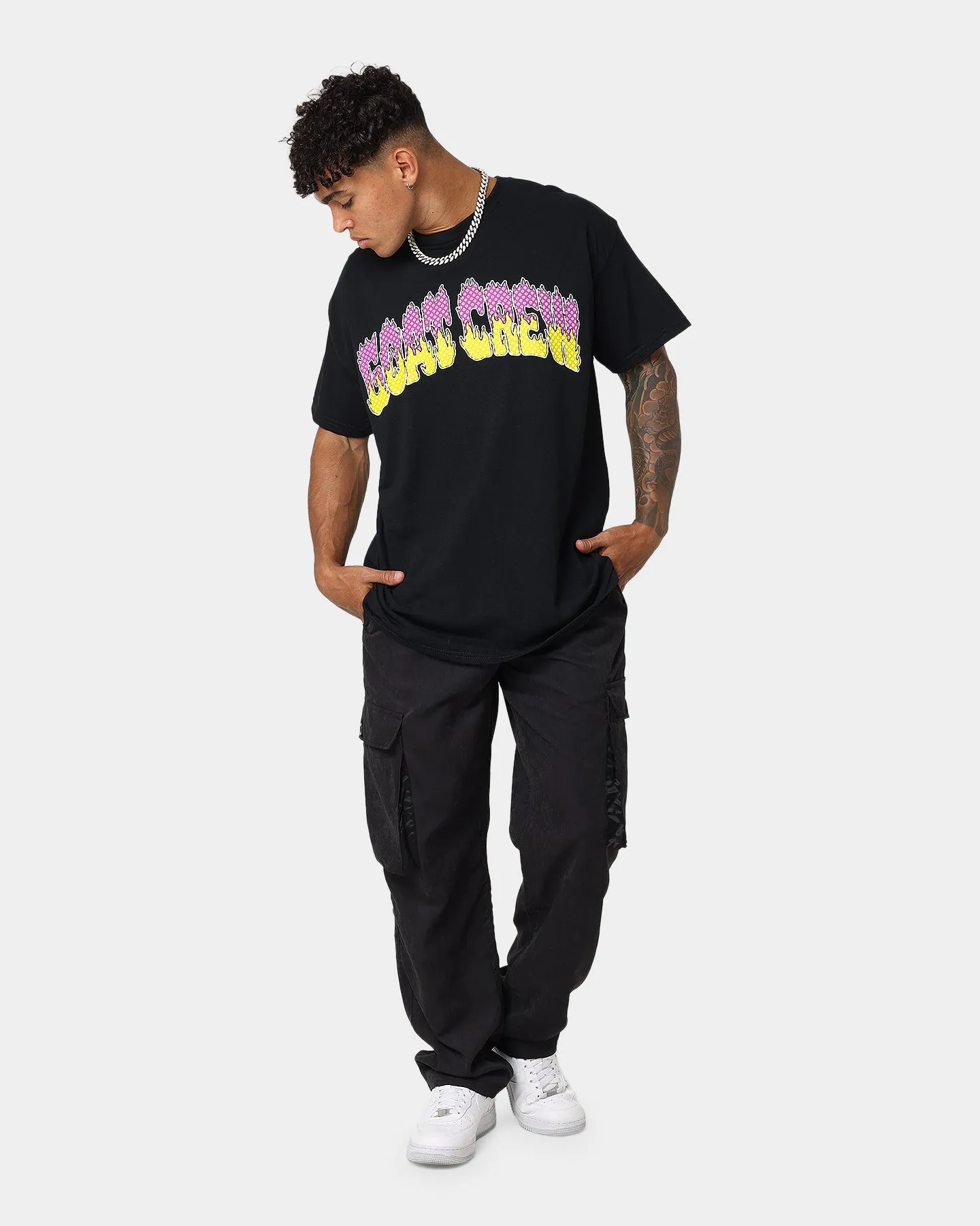 Goat Crew Hot Spike T-Shirt Black/Purple