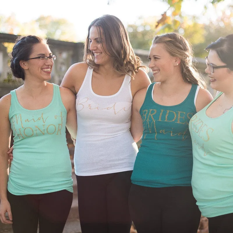 Gold Bride Tank Top