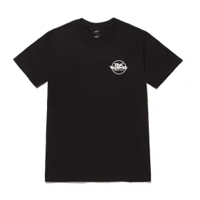 HUF ISSUES LOGO PUFF S/S TEE // BLACK