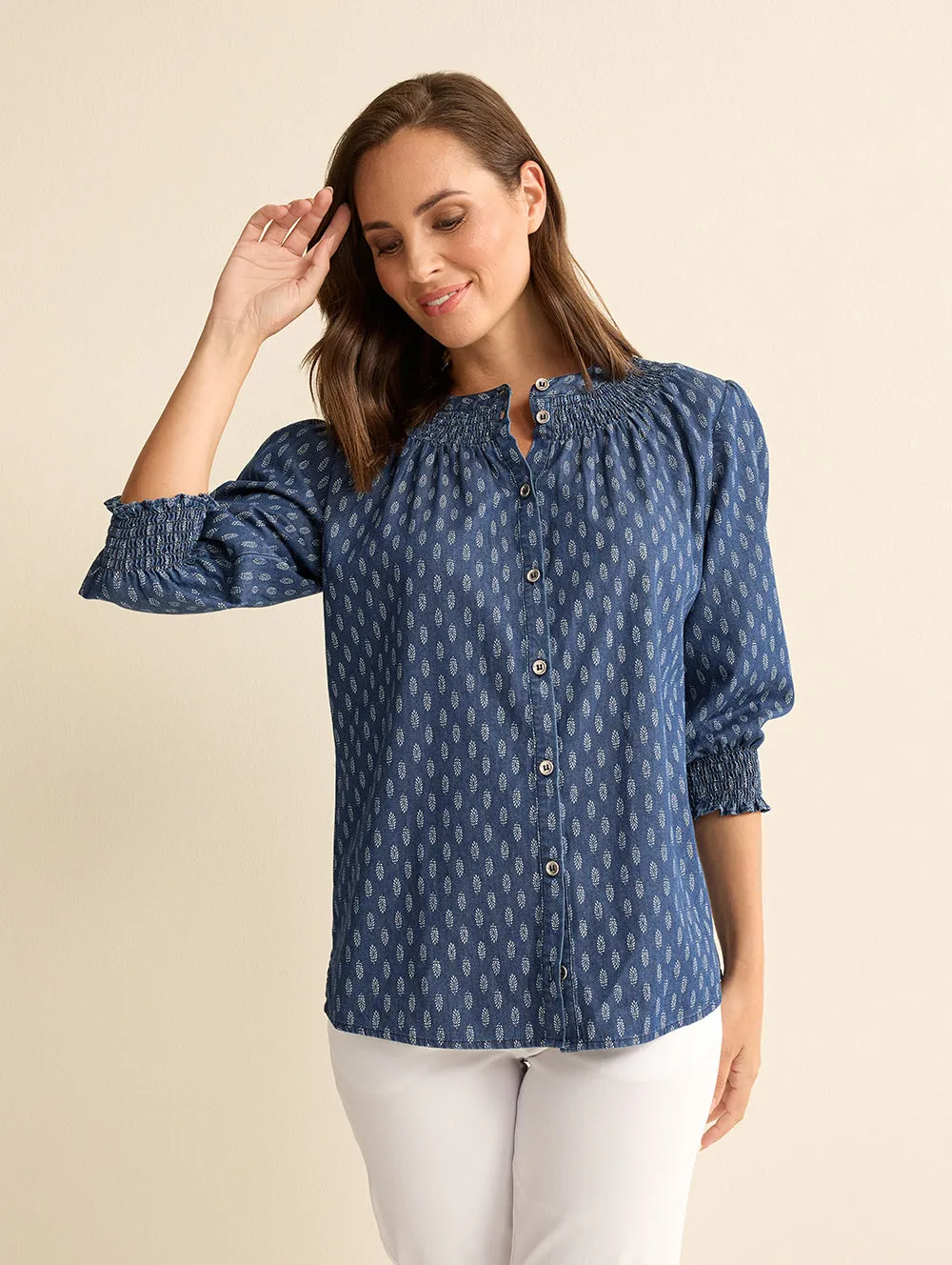 Indi 3/4 Sleeve Shirt