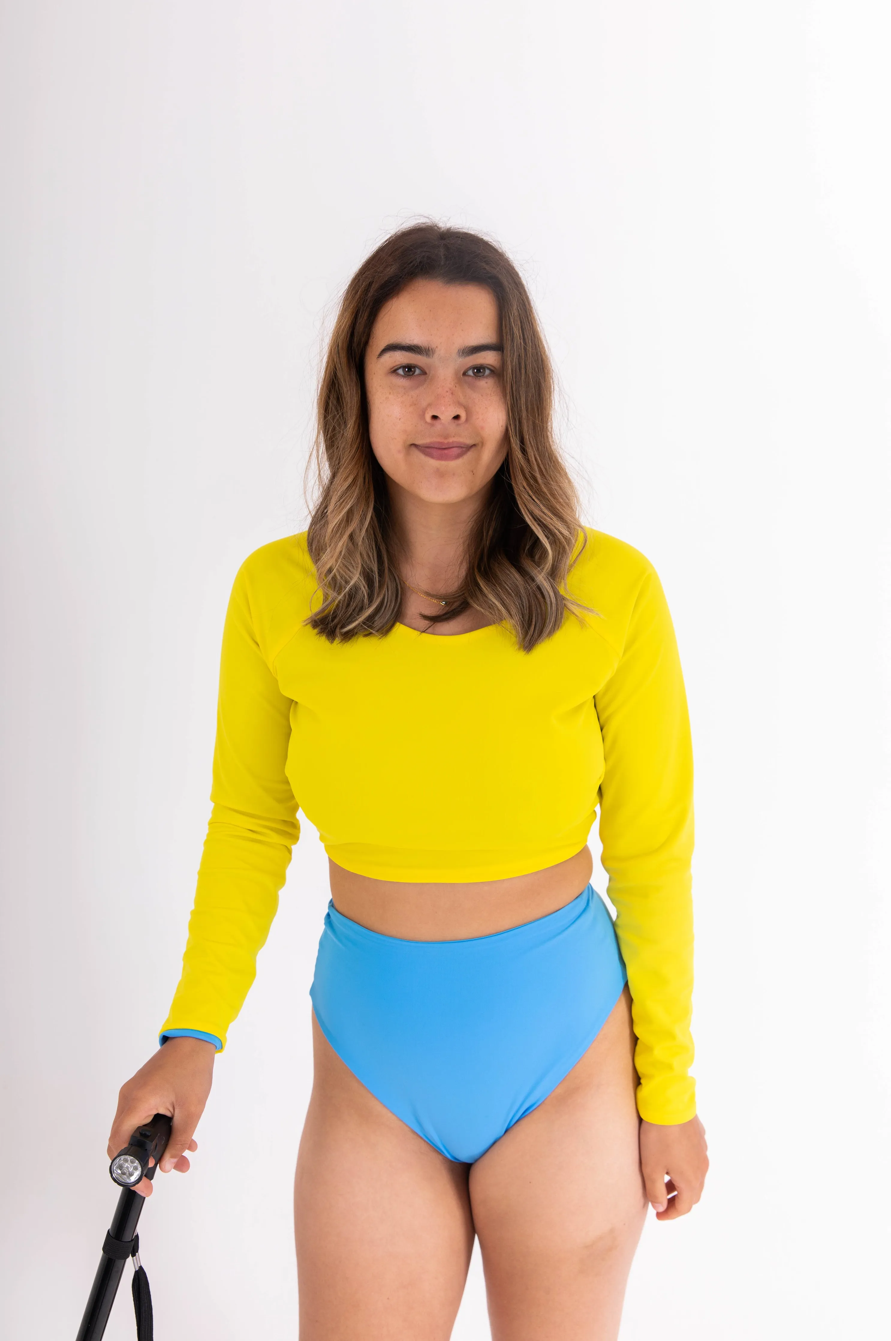 Kendall Rashguard Long Sleeve Bikini Top