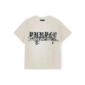 Logo Textured Inside Out Tee 'Tan'