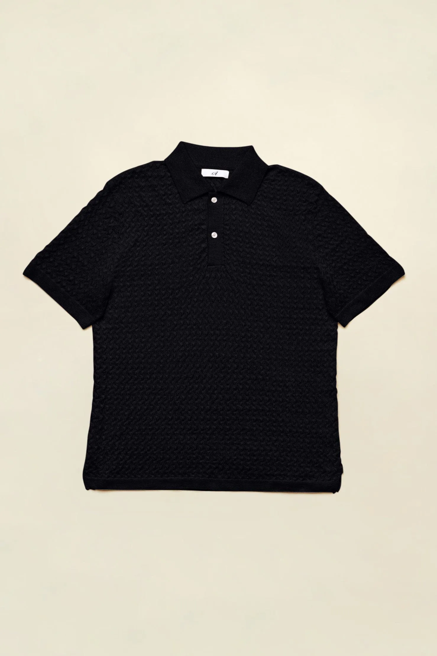 Marley Textured Cotton Polo