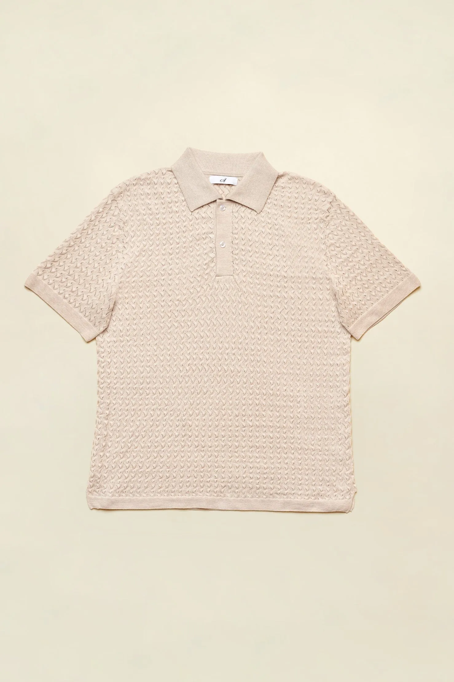 Marley Textured Cotton Polo