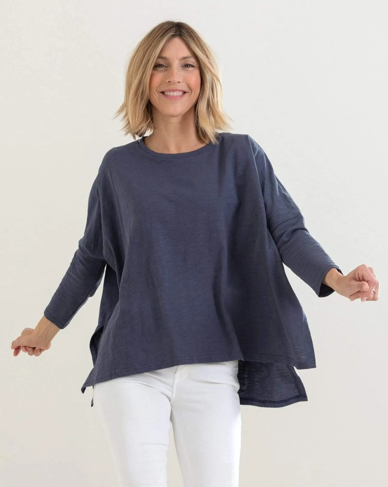 Mersea Catalina Slub Tee Indigo