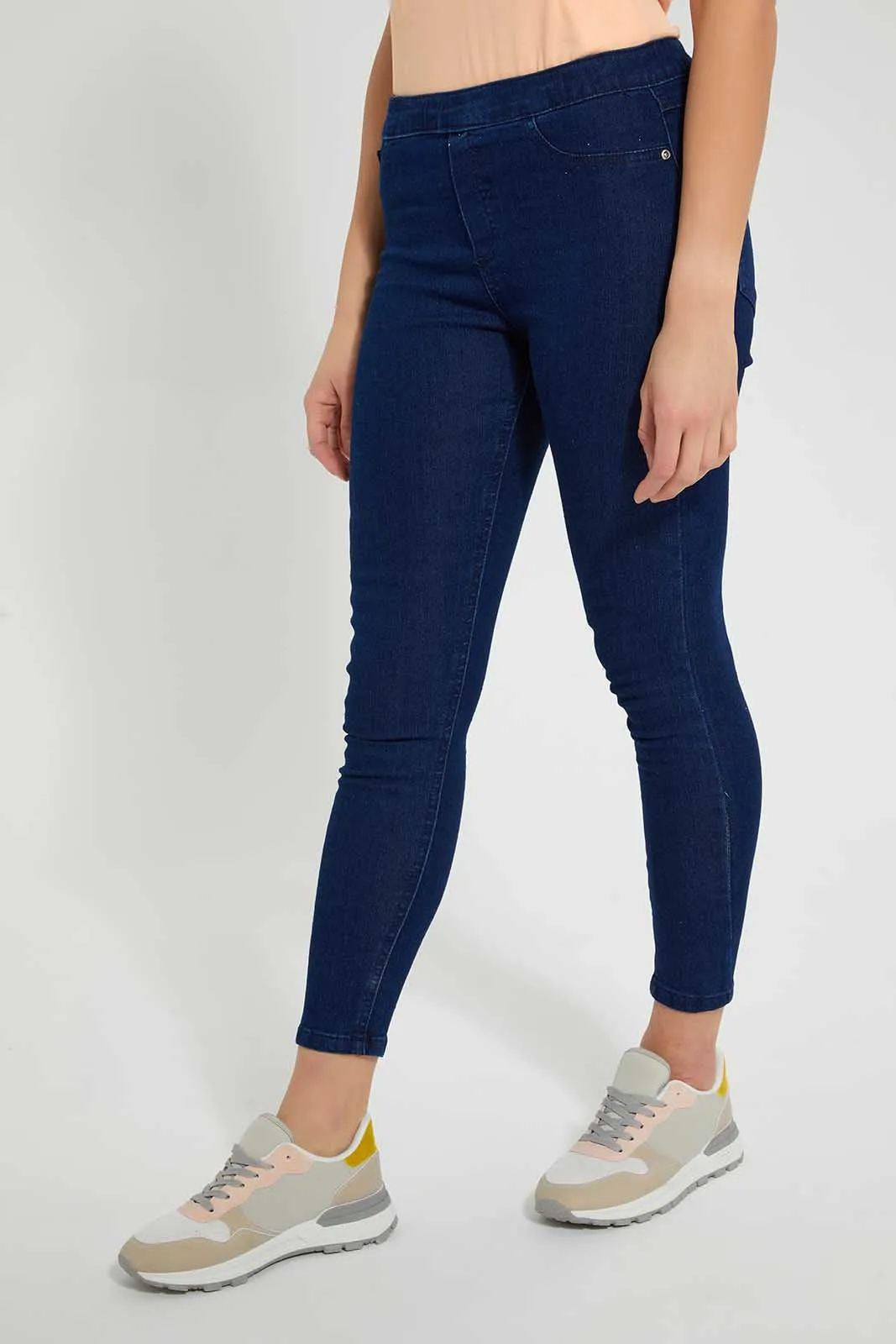 Navy Super-Skinny Fit Jegging