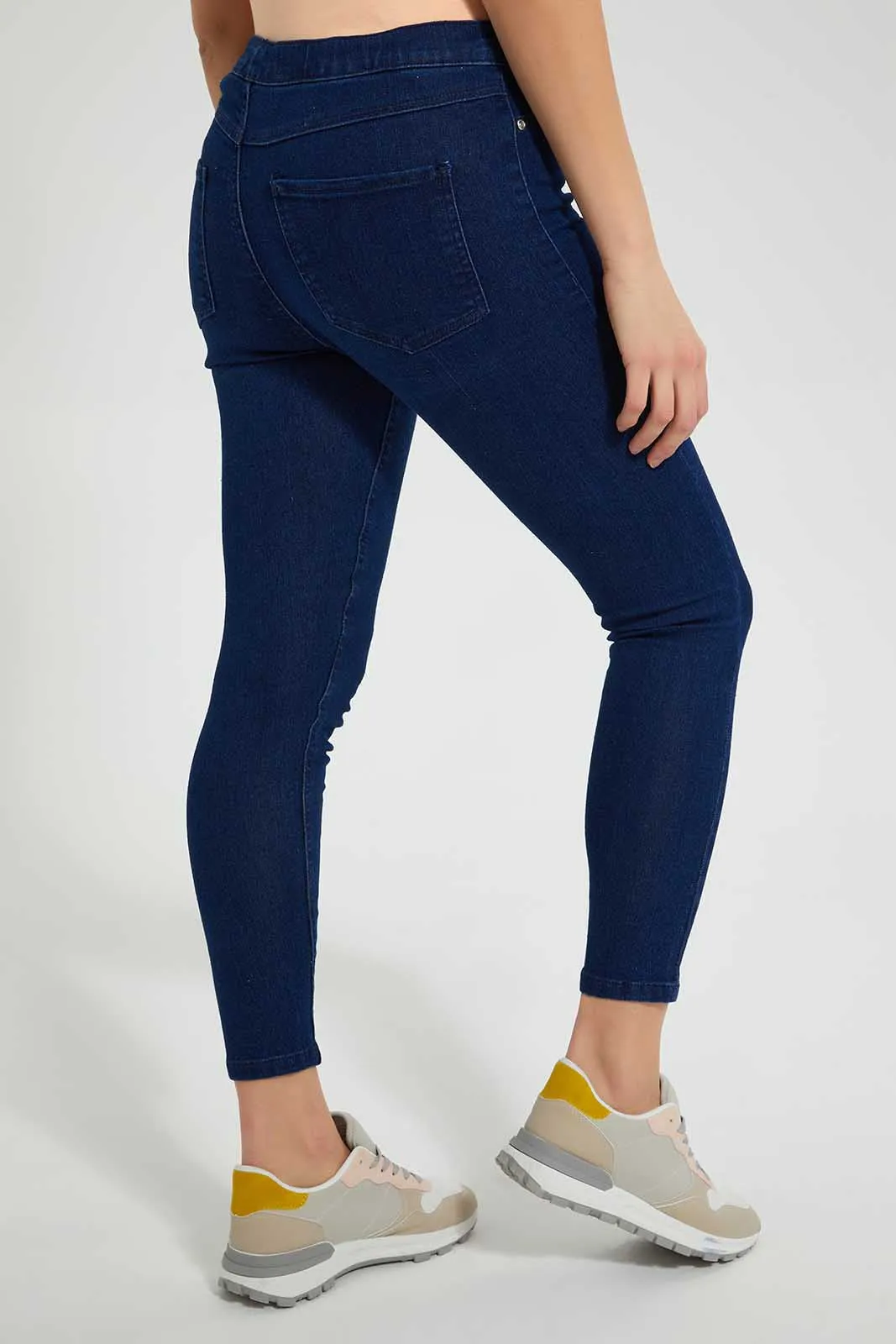 Navy Super-Skinny Fit Jegging