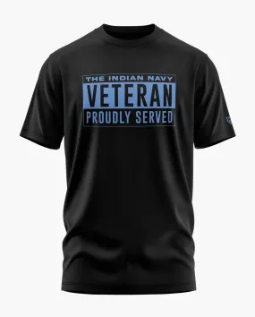 Navy Veteran Signature LuxeSoft Cotton T-Shirt