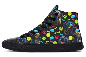 Neon Dogs High Tops