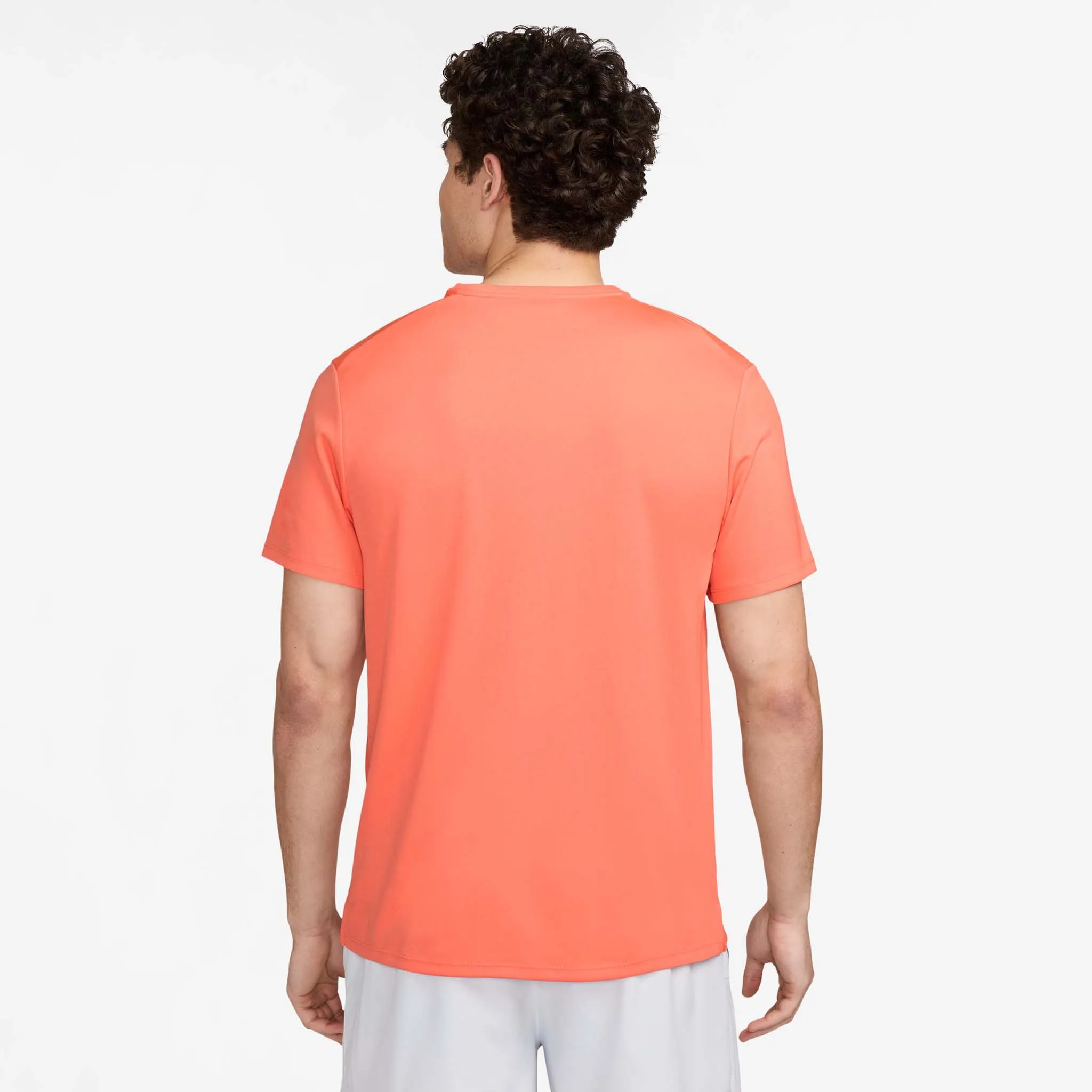 Nike | Men's Miler Dri-FIT UV Short-Sleeve Running Top - Wild Mango