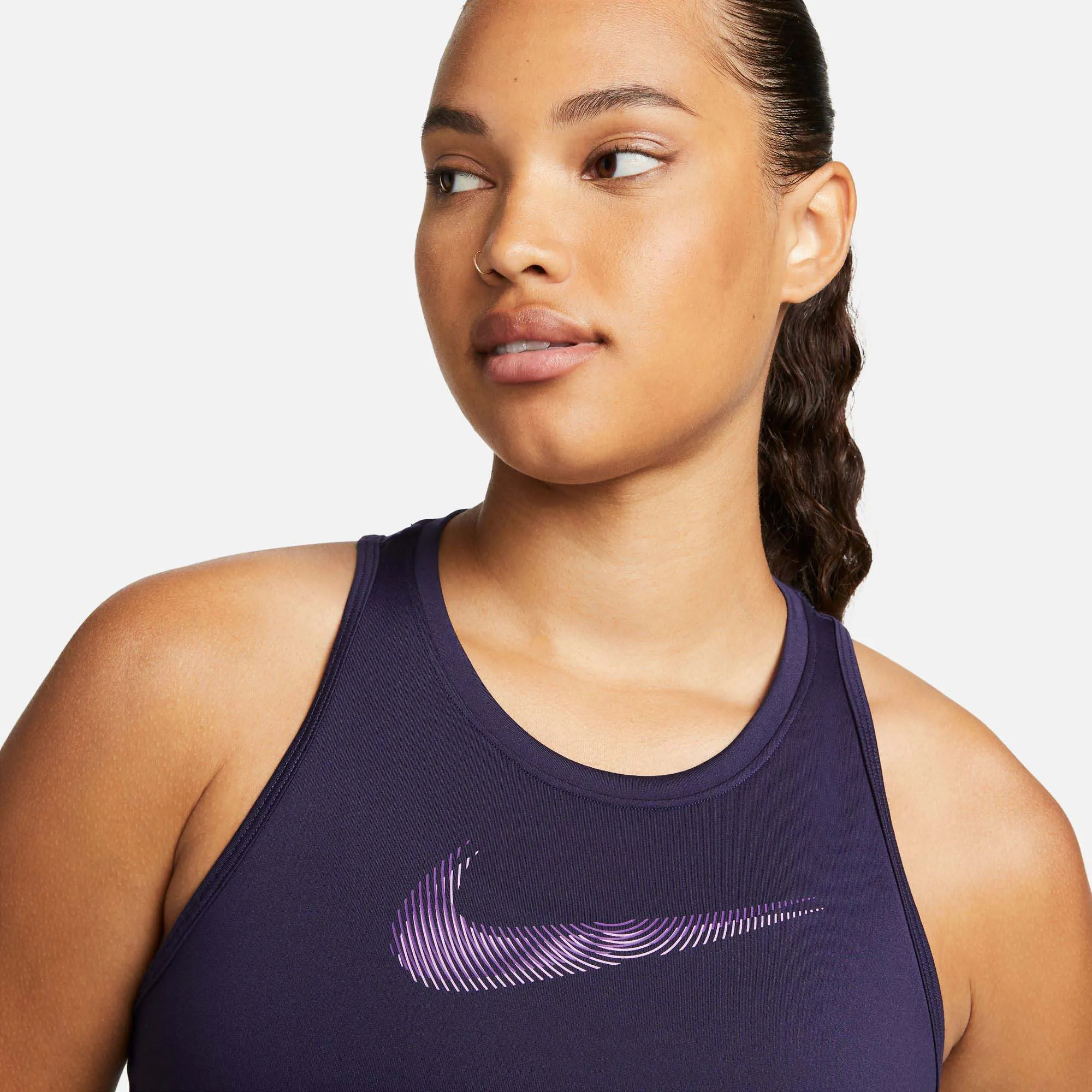 Nike | Women's Dri-FIT Swoosh Tank Top - Purple Ink